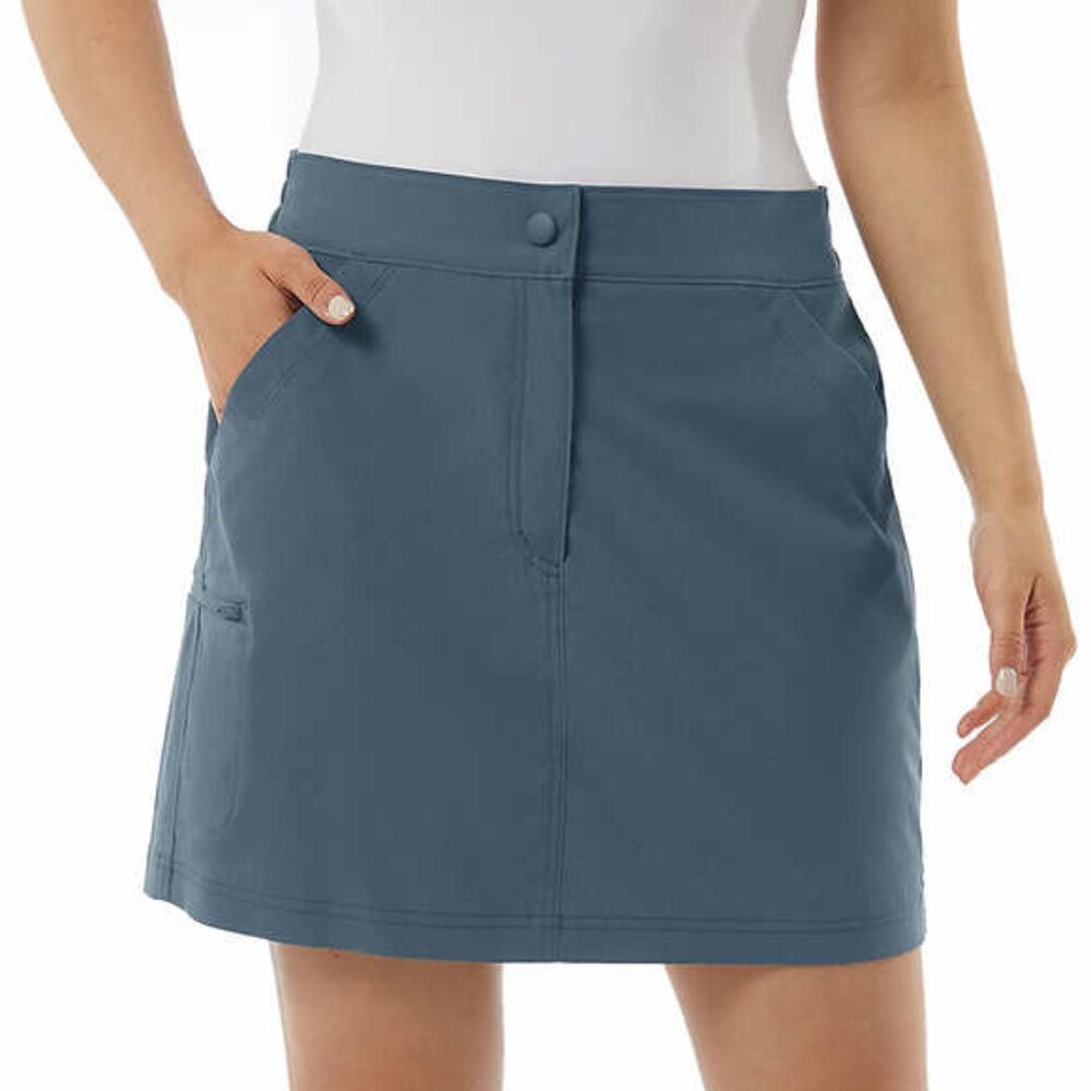 32 Degrees Blue Active Skort with Pockets NWT